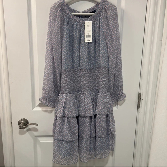 FRENCH CONNECTION
Diana Tiered Smocked Mini Dress size 12 - Picture 10 of 11